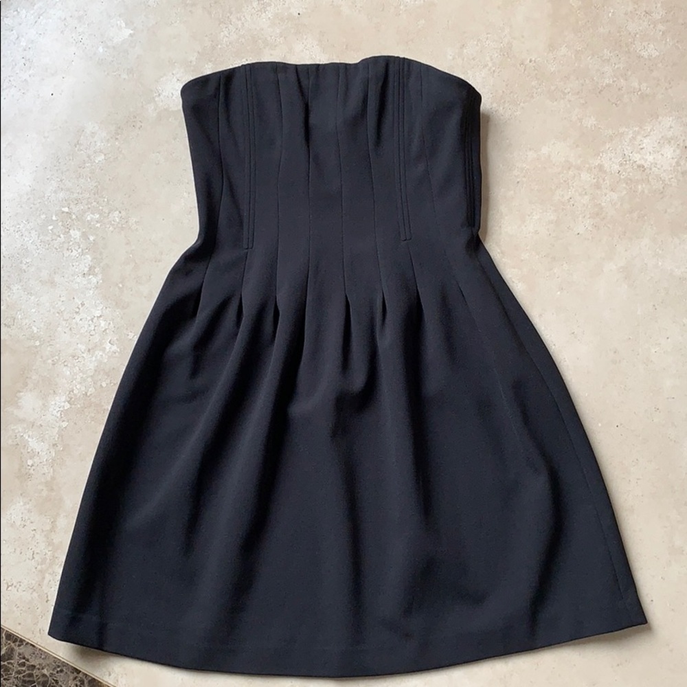 Black strapless dress (formal/cocktail) size 12
